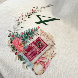 Adventskalender - Bomuldsposer med motiv og navn