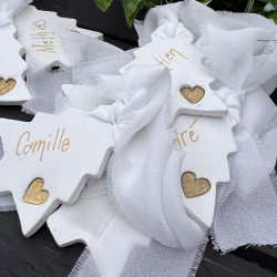 Bordkort - Juletr med hjerte