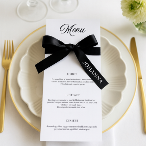 Hvid - Men & Bordkort