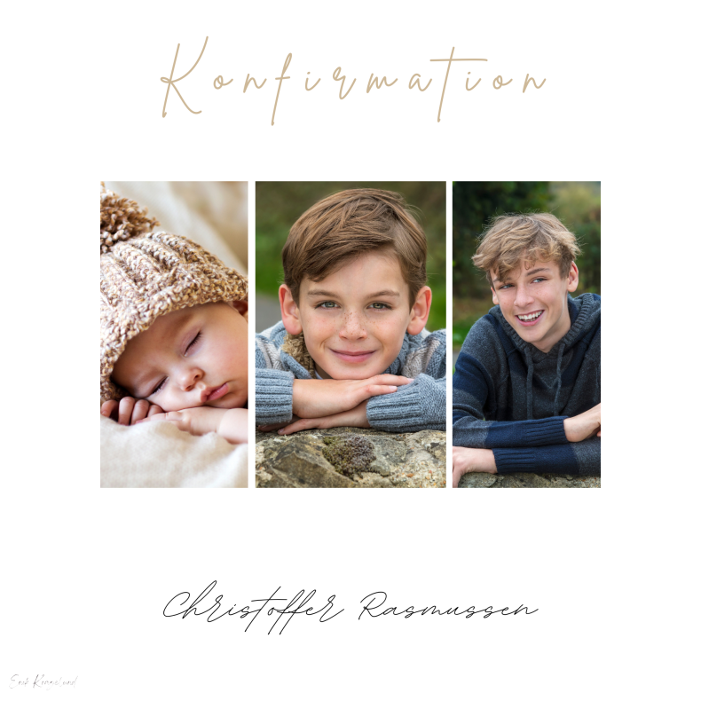 Konfirmation - Galleri - Dreng