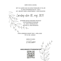 Konfirmation - Livsglimt - Dreng