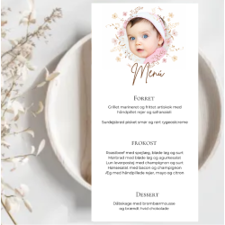 Barnedb - Menkort Portrt Pige