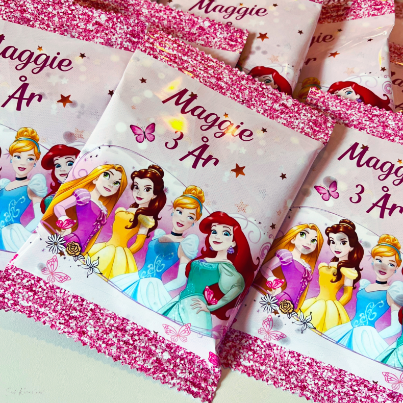 Slik- eller chipspose - Prinsesser