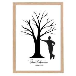 Fingertrykplakat - Dreng -Konfirmation 